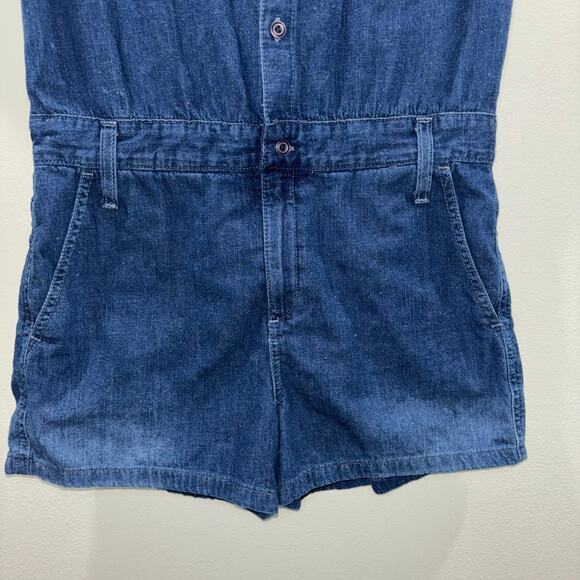 AG Adriano Goldschmied “Rhonda” Utility Denim Romper – Size Small - Picture 9 of 15